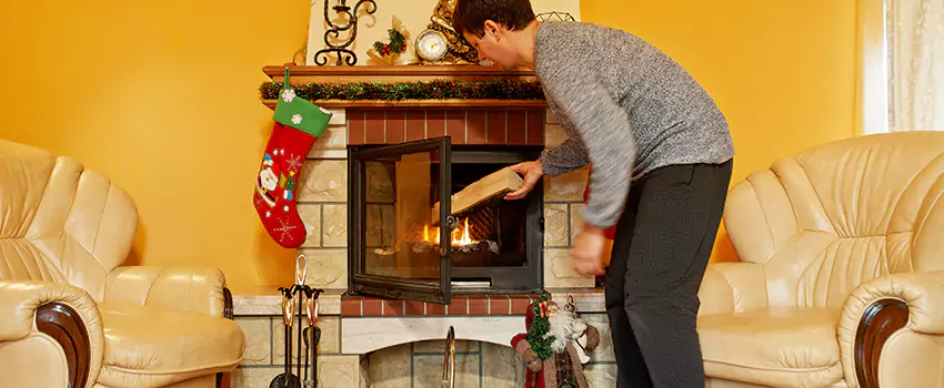 Rusted Metal Fireplace Restoration in Johnstown, Pennsylvania