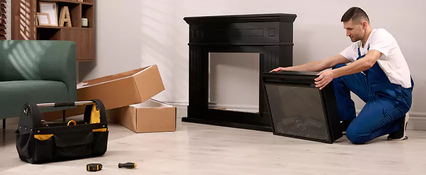 Old Rusted Metal Fireplace Repair And Replacement in Johnstown, PA